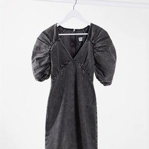 ASOS | Reclaimed Vintage | Inspired dress in washed black denim